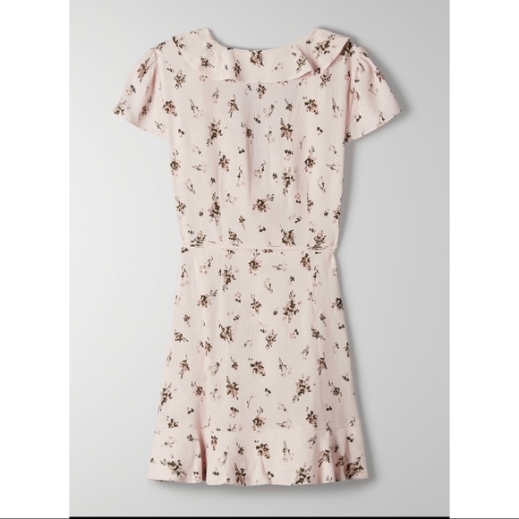 NWT Aritzia Sunday Best ruffle wrap dress - Picture 2 of 8
